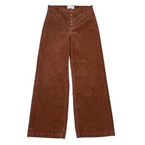 Gap High Stride Corduroy Pants Womens Size 29 Brown Casual Boho Indie High Rise